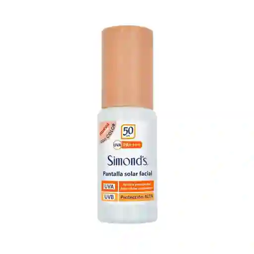 Simond's Pantalla Solar Facial Color Spf50