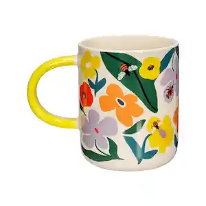 Tazón Con Diseño Amarillo 340 mL