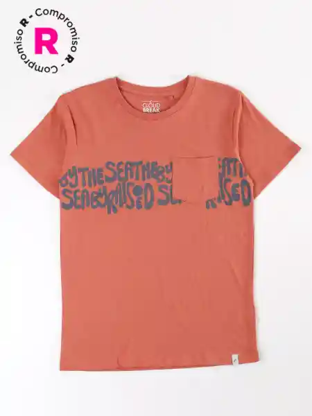 Cloudbreak Polera Manga Corta Basbol Naranja 14 V26