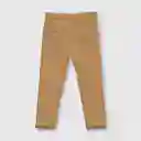 Pantalón de Niño Clásico de Twill Camel Talla 2A Colloky