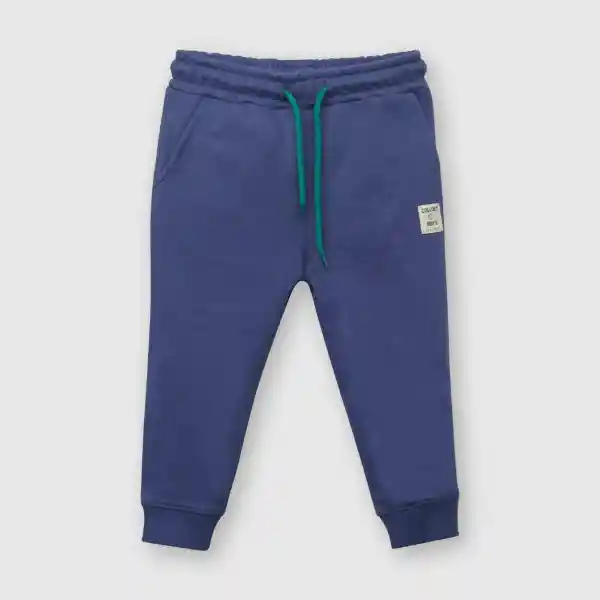 Buzo Con Elástico de Bebé Niño Light Denim Talla 12/18M Colloky