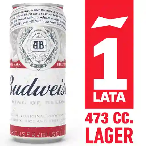 Budweiser Cerveza Rubia en Lata