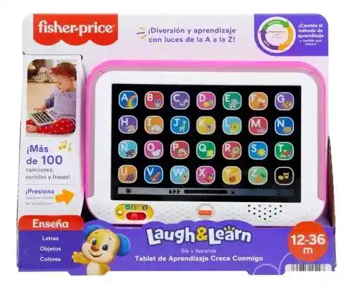Fisher-Price Juguete Tablet Crece Conmigo Rosa - HXB81