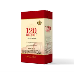 120 Heroes Vino Tinto 500 cc