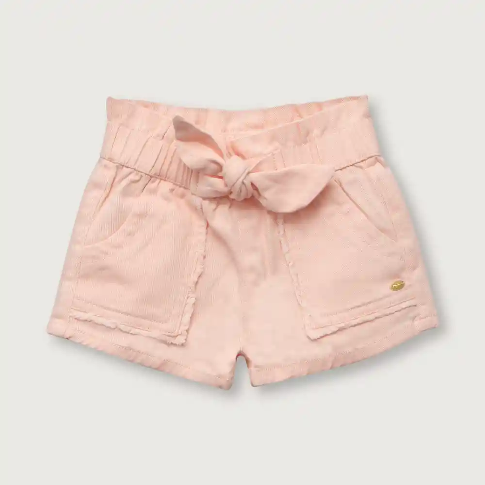 Short De Niña Rosado Talla 3a