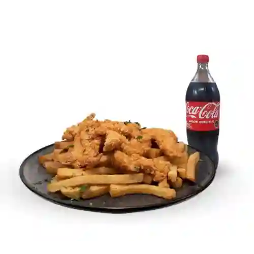 Papas con Filetillos de Pollo + ?