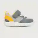Zapatillas Deportiva Liviana Niño Gris Talla 25