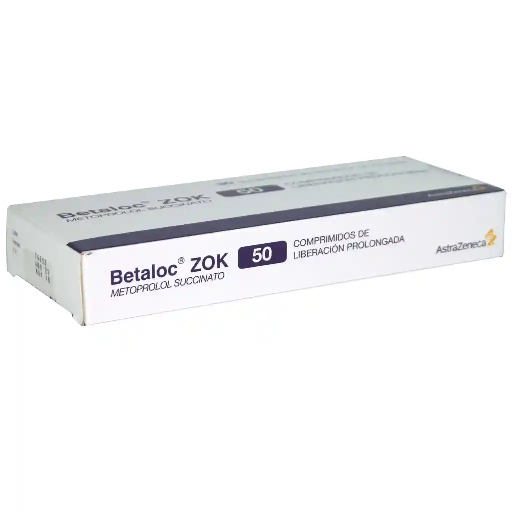 Betaloc ZOK 50 mg Comprimidos De Liberacion Prolongada