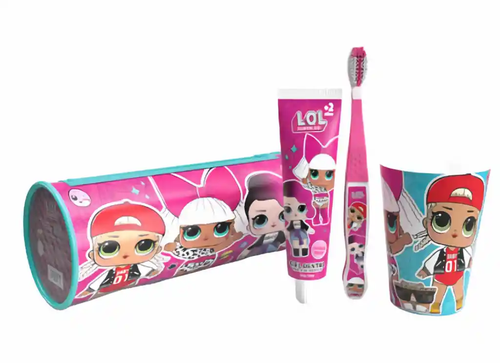 Gelatti Kids Pasta Dental + Cepillo + Vaso Lol