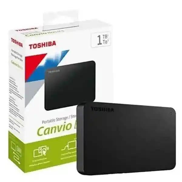 Toshiba Disco Duro Canvio Basic 1 Tb Negro