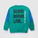 Polerón Digital de Niño Green / Verde Talla 3A Colloky