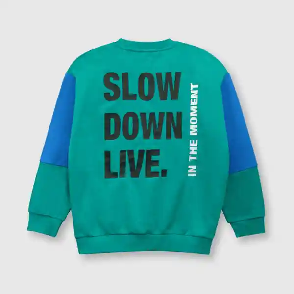 Polerón Digital de Niño Green / Verde Talla 3A Colloky