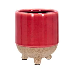 Maceta de Cerámica Con Patas Diámetro 10 x 9.5 cm 3228399000037