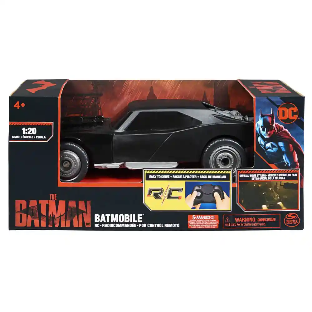 Dc The Batman Batmovile Con Control Remoto Escala1:20 6050469