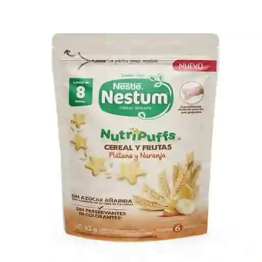 Nestum Cereal Nutripuffss Plátano