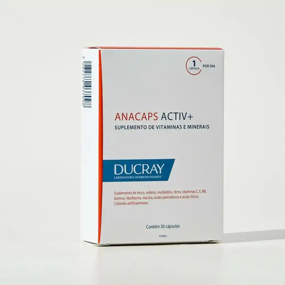 Ducray Anacaps Suplemento Dietario Activ + en Cápsulas 