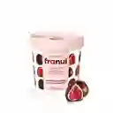 Franuí Frambuesa Bañada en Chocolate Amargo y Blanco