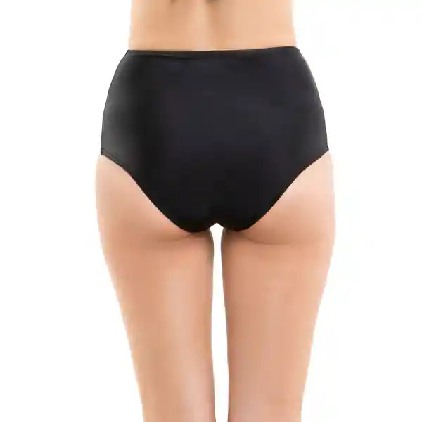 Bikini Calzón Pin up Clásico Negro Talla S Samia