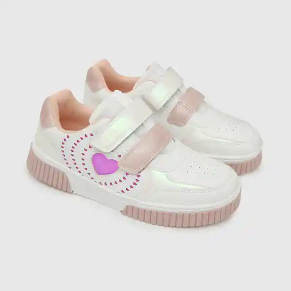 Zapatillas Para Niña Blanca Talla 33 Colloky