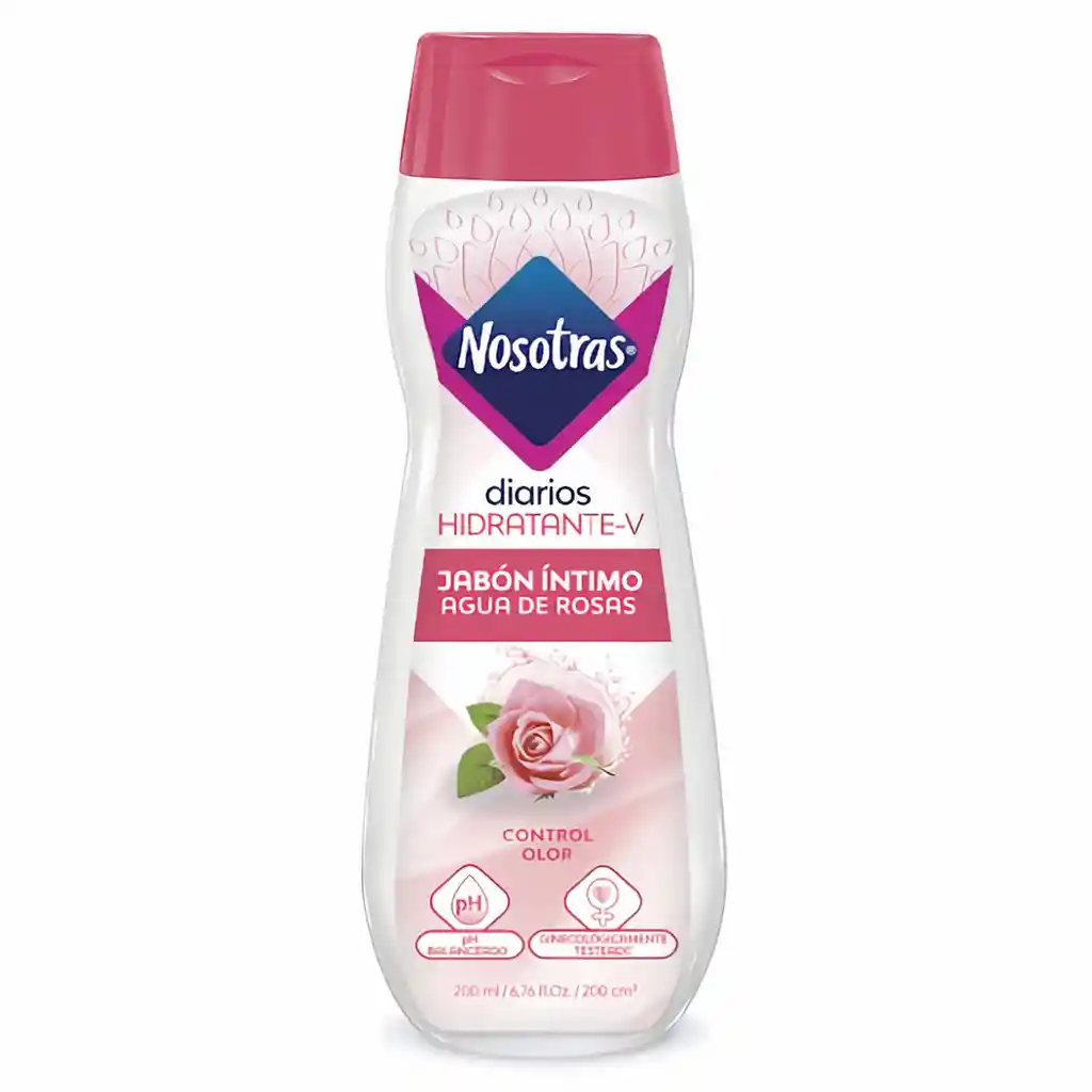 Nosotras Jabón Íntimo Femenino con Agua de Rosas