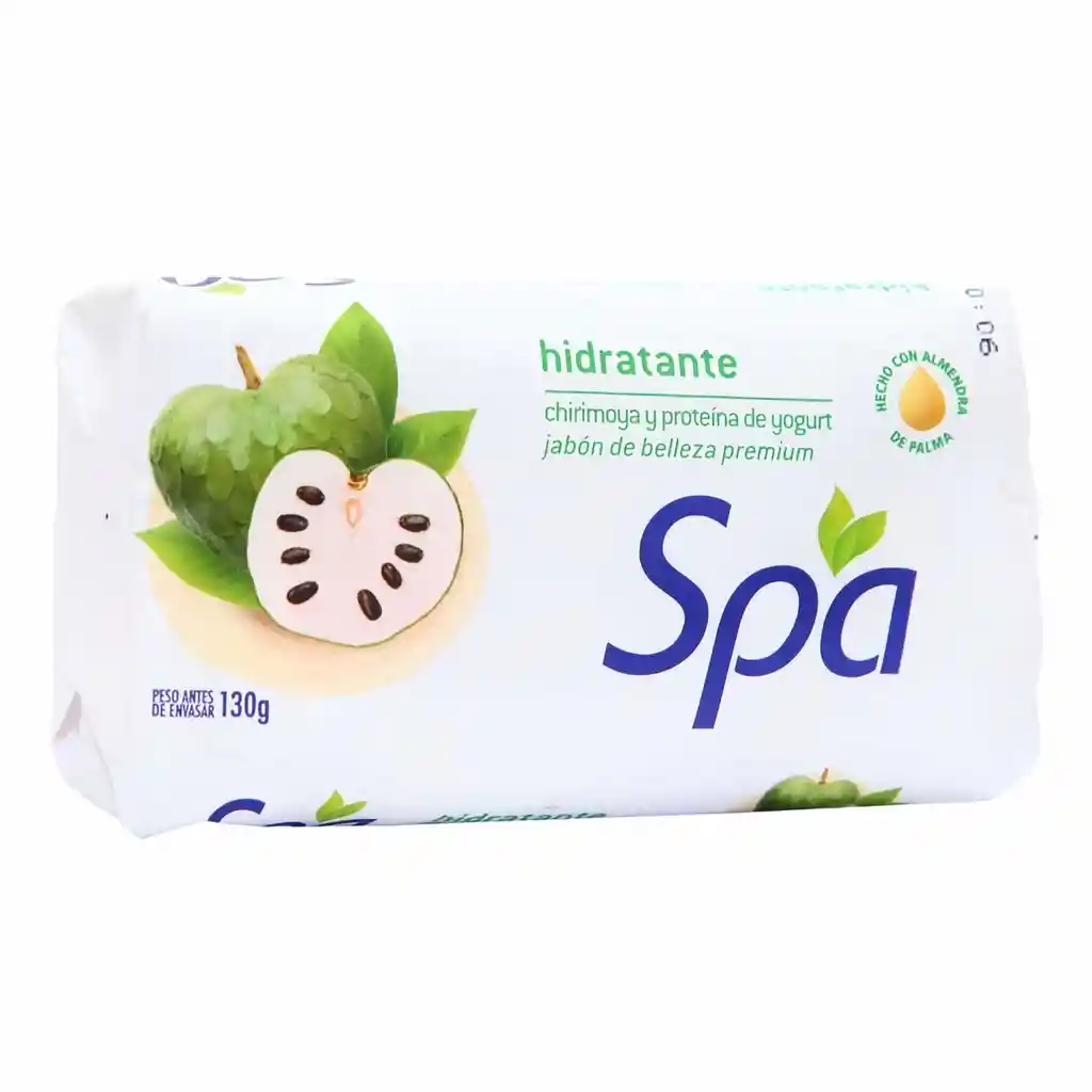 Spa Jabón en Barra Hidratante Chirimoya y Proteína de Yogurt
