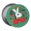 Caja de Metal Para Galletas Navideña 18 x 6.8 cm Casaideas