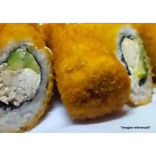 Handrolls Panko Camarón Queso Cebollín