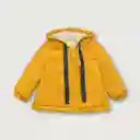 Chaqueta Gabardina Con Gorro Niña Mostaza Talla 3 Años