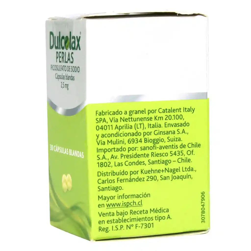 Dulcolax Laxantes Perlas 2 5Mg 30