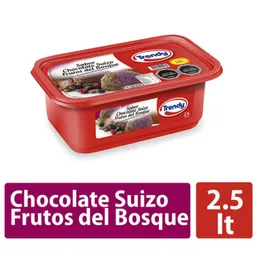 Trendy Helado Sabor Chocolate Suizo y Frutos del Bosque