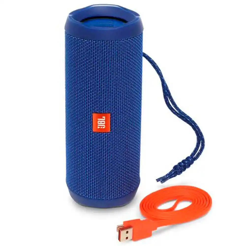 Jbl Flip 4 Waterproof Portable Bluetooth Speaker  Blue