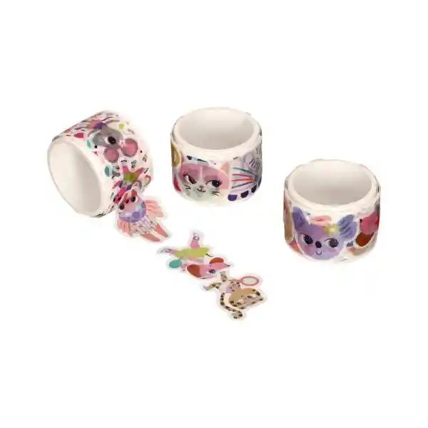 Set de Rollos de Stickers Con Diseño Casaideas