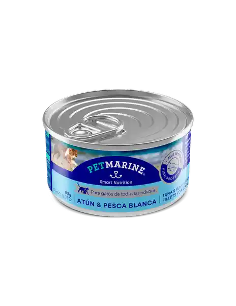 Petmarine Alimento Húmedo Gato Atún Pescado Blanco