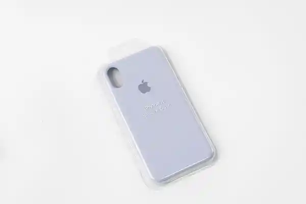 Silicone Case Violeta/Celeste Para iPhone X/XS