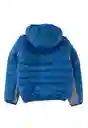 Abrigo Parka Kids Cosmic 264 Niño Azulino Talla 6 Años Ficcus