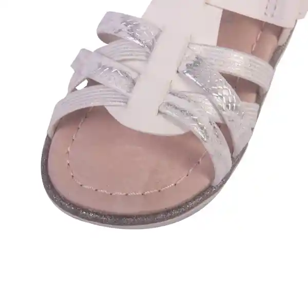 Sandalias Bebe Niña Blanco Pillin 22