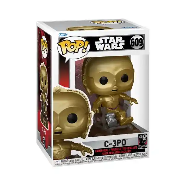 Funko Pop Figura de Acción Star Wars C3p0 In Chair