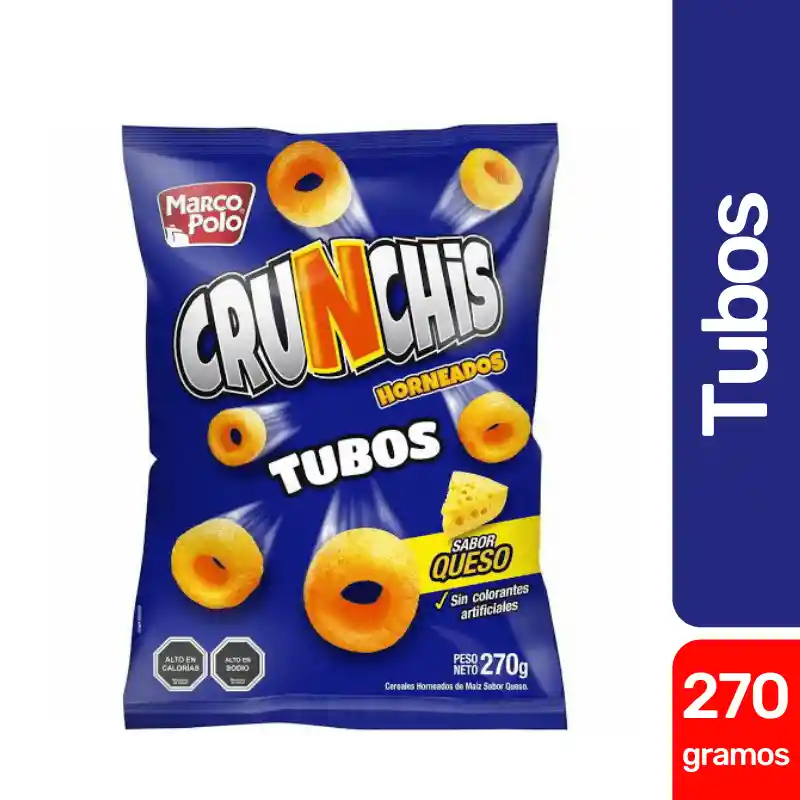 Crunchis Cereal Horneado de Maíz Sabor a Queso