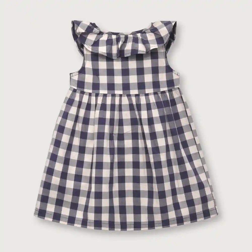 Vestido Sin Mangas Niña Navy Talla 4m