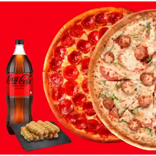 2 Familiares + Palitos + Bebida 1.5L