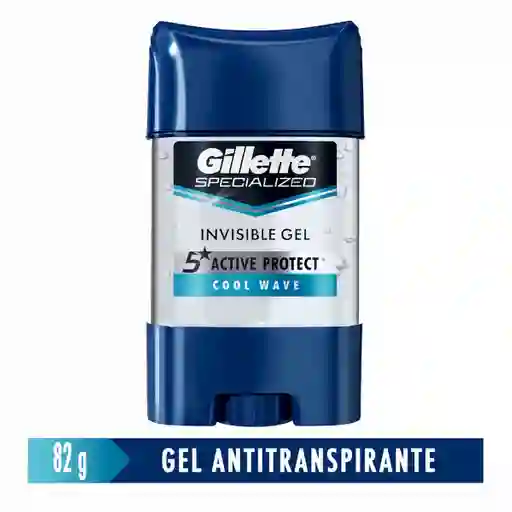 Gillette Antitranspirante Specialized Invisible Gel Cool Wave
