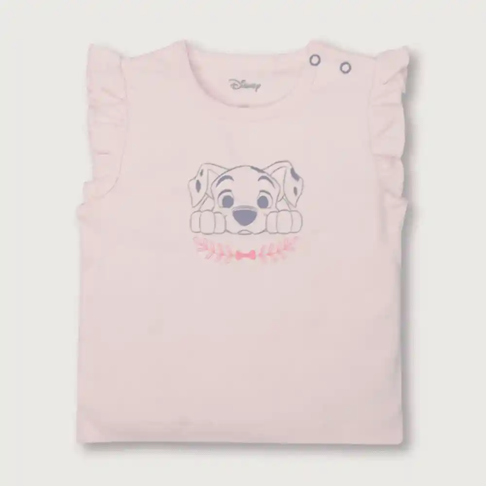 Pijama 101 Dálmatas Para Niña Rosado Talla 18m