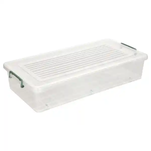 Caja Plástica Con Tapa 35 L Casaideas