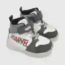 Zapatillas Luces Marvel Para Niño Blanca Talla 23 Colloky