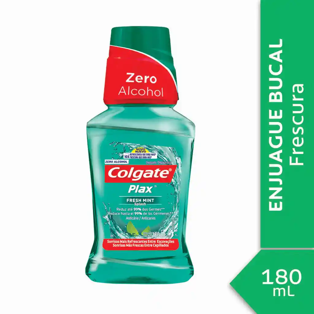 Colgate Plax Enjuague Bucal Fresh Mint Plax