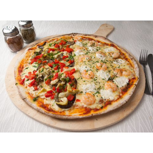 Pizza Capone Mitad Vegetariana