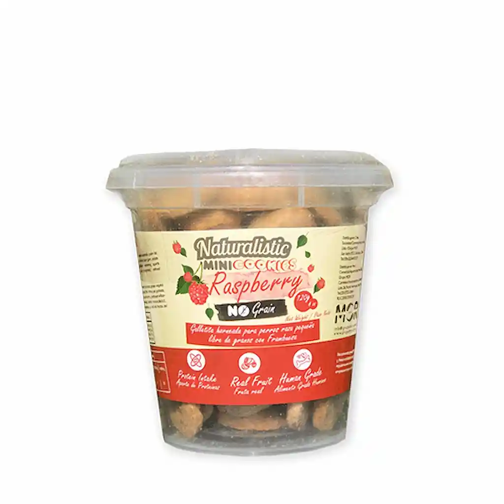 Naturalistic Snack Galleta Para Perros Raspberry