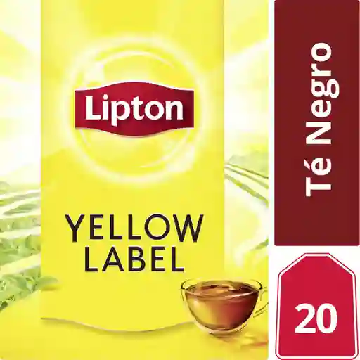 Lipton té Negro Yellow Label