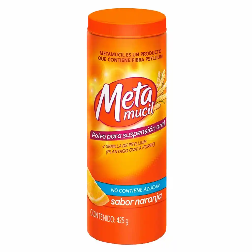 Metamucil Laxante en Polvo Sabor Naranja