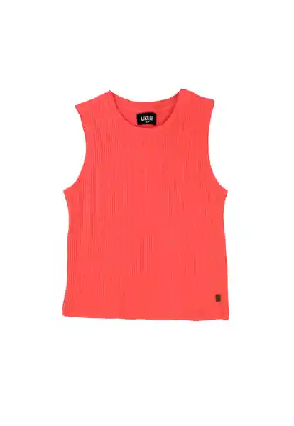 Top Teens Sin Mangas Essence Niña Rojo Talla 12/S - 530